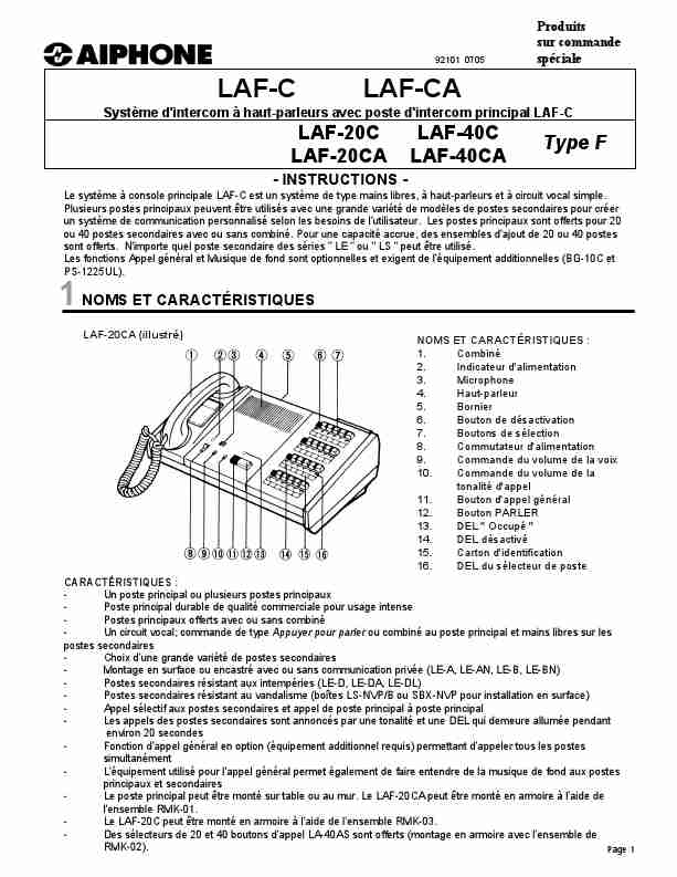 Aiphone Telephone LAF-C-page_pdf